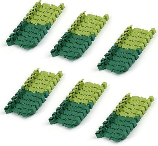 96 Pcs Dinosaur Flexible Track Expansion Kit for Kids - Birthday Gift for 3-5 5-7 Year Old Boys, Compatible with Most Dino Race Car Toys, Add-On Accessories for Building Track Sets