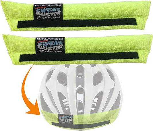 Bike Helmet Sweatband – Stops Sweat Dripping, Keeps You Cooler, Premium Comfort, Simple Helmet Integration & Quick Removal for Washing. Mountain Biking, Road Biking or Any Cycling.