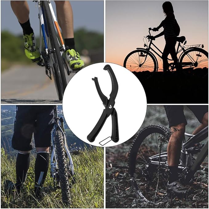 Keenso Bike Tire Pliers,Bike Tire Removal Clamp Bike Repairing Clipping Tool for Tires Below 1.8in