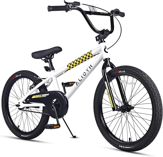 12 14 16 20 Inch Kids Bike BMX Style Bicycle with Training Wheels for 2-14 Years Old Toddlers Boys Girls Coaster Brake Multiple Colors