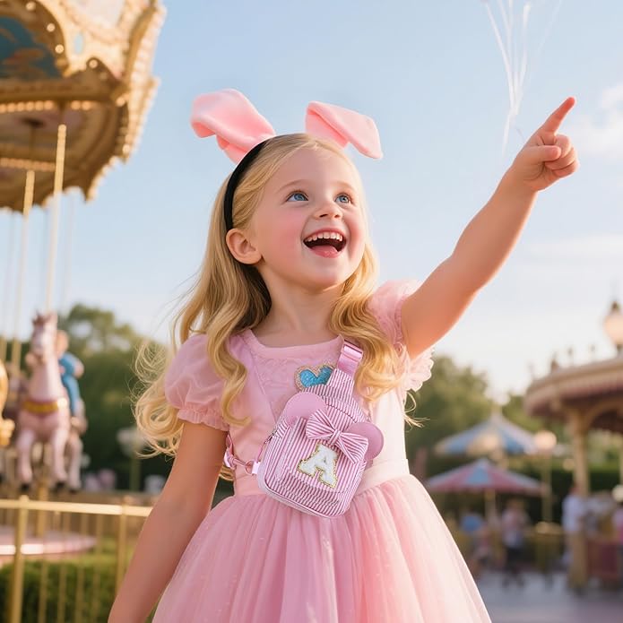 Christmas Gifts for Kids Girls - Sling Bags for Girls Kids | Initial Small Crossbody Bag Purses Girl Kid Gifts