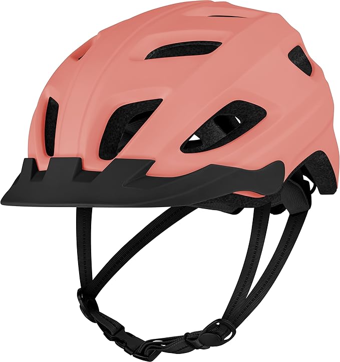 Retrospec Lennon Bike Helmet with LED Safety Light Adjustable Dial & Removable Visor