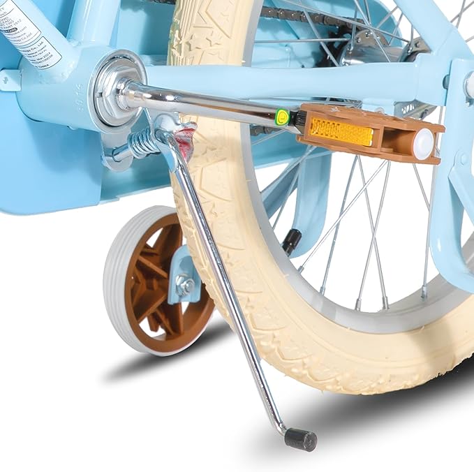 JOYSTAR Girls Bike for 2-12 Years Old Toddlers and Kids, 12" 14" 16" 18“ Retro Style Kids Bike with Training Wheels, 20 Inch Children Bicycle with Kickstand