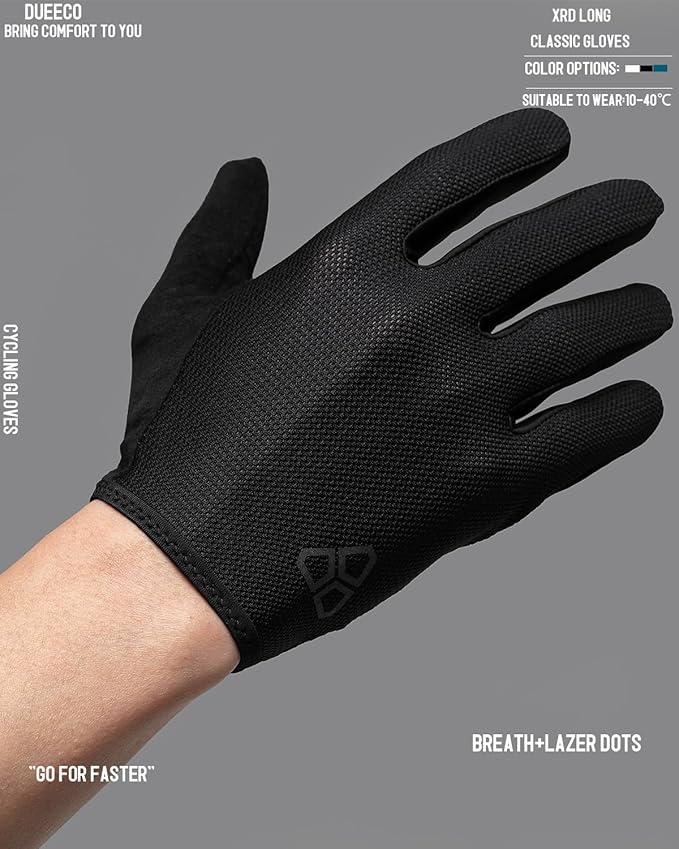 Cycling Gloves - Men & Women's Bike Gloves with 3MM XRD Palm Padding, Touch Screen Compatible for Mountain & Road Biking