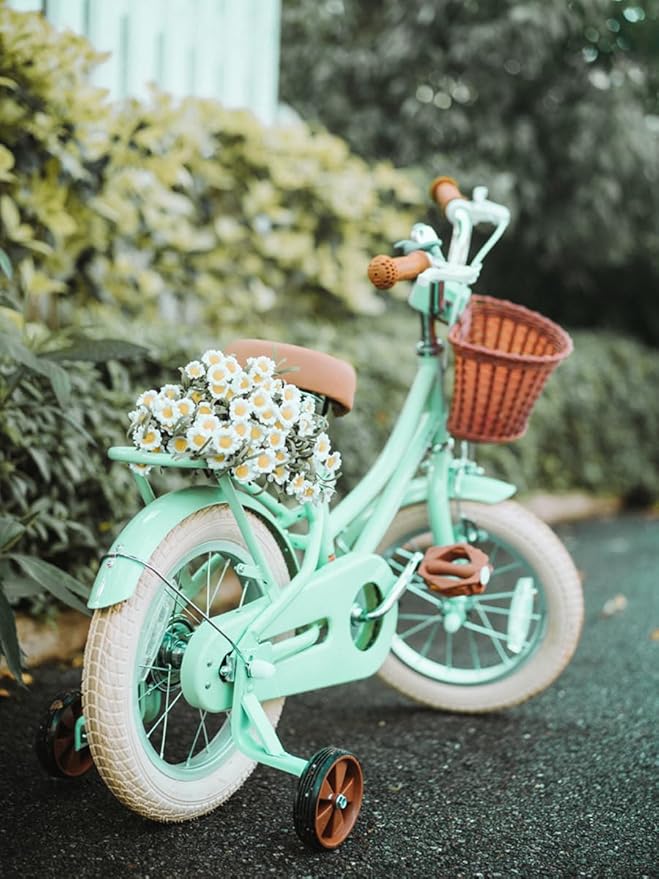 JOYSTAR Girls Bike for 2-12 Years Old Toddlers and Kids, 12" 14" 16" 18“ Retro Style Kids Bike with Training Wheels, 20 Inch Children Bicycle with Kickstand