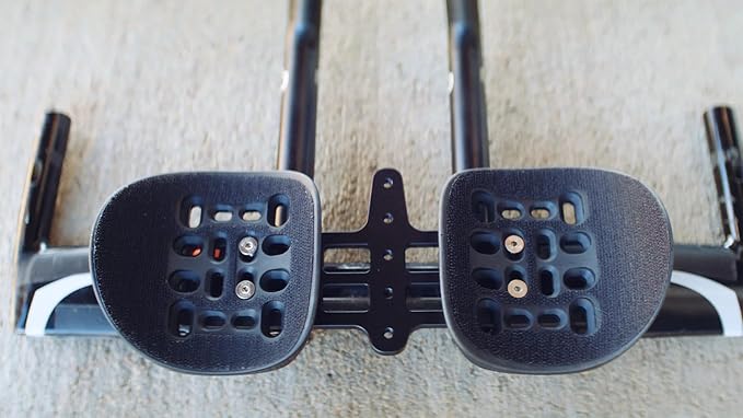 TRIRIG - Universal BTA Adapter Plate - Between-The-Arms (BTA) Bike Bottle Mount Setup - Water Bottle Cage Bike Mount Accessories - Standard Cage Spacing, T6-6061 Alloy, Lightweight Aerodynamic Design