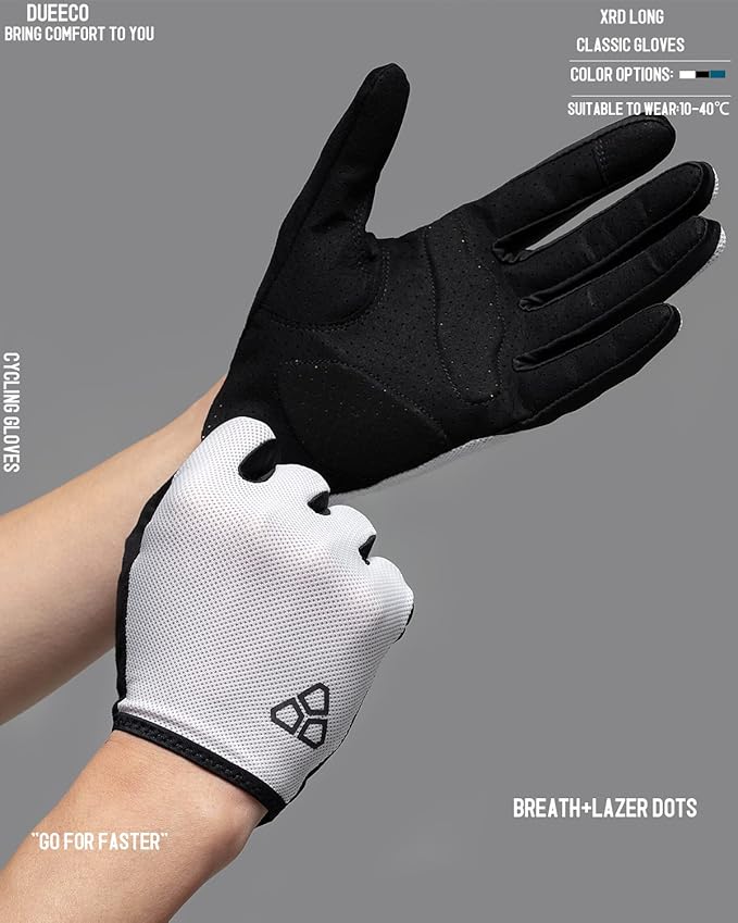 Cycling Gloves - Men & Women's Bike Gloves with 3MM XRD Palm Padding, Touch Screen Compatible for Mountain & Road Biking