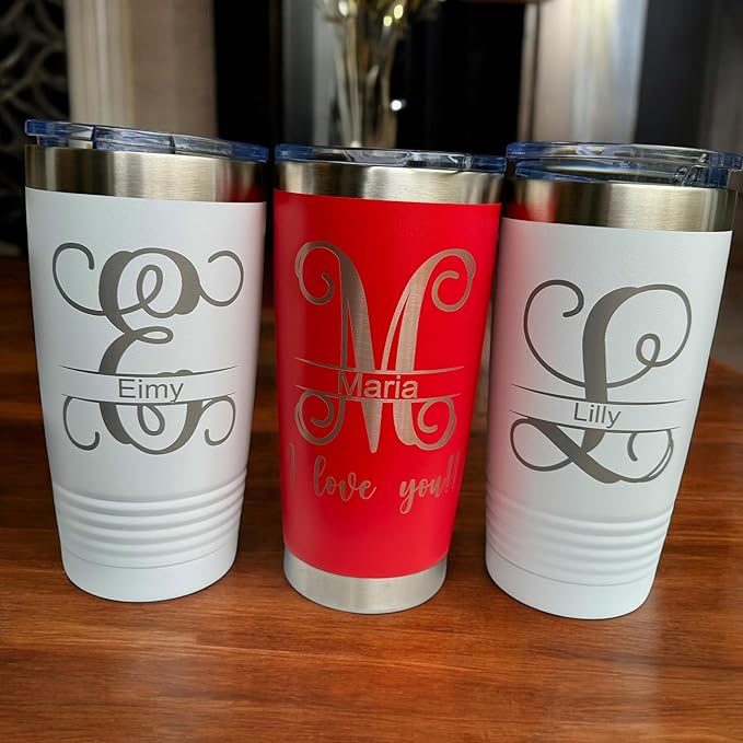 Stainless steel bottle 40oz water bottle Western tumbler Workout water bottle Gift for her New tumbler (Split letter)