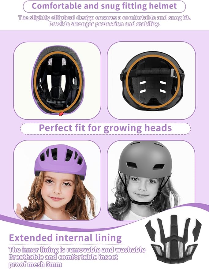 XJD Toddler Helmet Kids Bike Helmet for Infant/Baby Multi-Sport Adjustable Skateboard for Kids Boys Girls Lightweight for Age 1 and Older