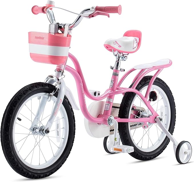 Royalbaby Princess Girls Kids Bike 12 14 16 18 20 Inch Children Bicycle with Basket for Age 3-12 Years