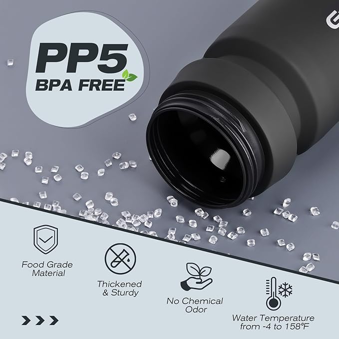 GXCROR Bike Water Bottle Holder with Bottle Combo, Lightweight, Durable & Secure Water Bottle Cage Set, Easy Installation, Fit for Sport Outdoor Cycling, MTB Road