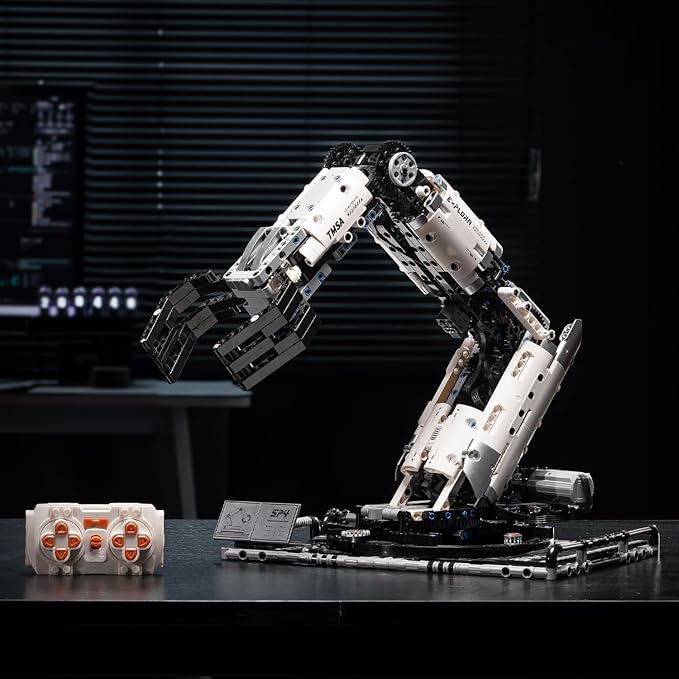 Mechanical Technical Arm Building Blocks Set,Toy Set with Remote Control and 8-Way Control,STEM Educational Toys,Set for Boys and Girls 8-14,Technic Robotic Arm Set for Adult(784Pcs)