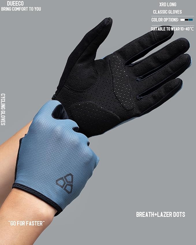 Cycling Gloves - Men & Women's Bike Gloves with 3MM XRD Palm Padding, Touch Screen Compatible for Mountain & Road Biking