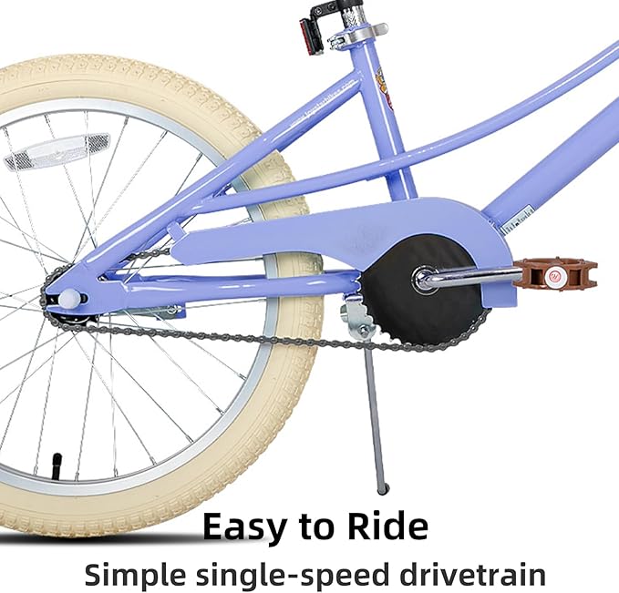 JOYSTAR Girls Bike for 2-12 Years Old Toddlers and Kids, 12" 14" 16" 18“ Retro Style Kids Bike with Training Wheels, 20 Inch Children Bicycle with Kickstand