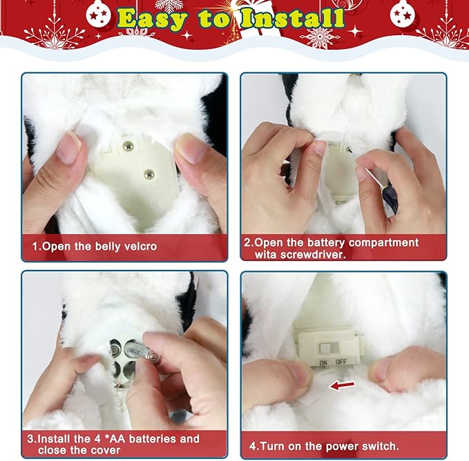 Plush Cat Stuffed Animal Interactive Robot Toy, LED Robotic Cat Barking Meow Kitten Touch Control, Electronic Cat Pet, Robot Kitty Toys, Animated Toy Cats for Girls Baby Kids