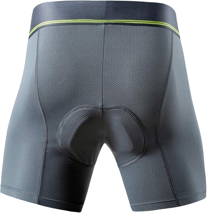 XGC Men's Cycling Underwear Shorts with High-Density High-Elasticity and Highly Breathable 4D Gel Padded