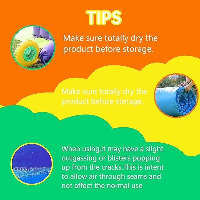 20FT Oxford Inflatable Water Slide Waterslides for Kids and Adults Rainforest Style Water Slide Bounce House and Swimming Pool Wet Dry Use Summer Fun Water Park for Outdoor-Including Blower