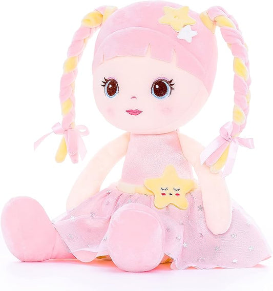Lazada First Baby Dolls Soft Baby Girl Gifts American Doll Pink 16"…