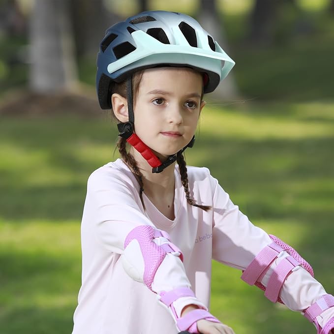 Kids Bike Helmet, 2 Size Adjustable for Youth Toddler Boys & Girls 3-5-8-10-12-14 Years, Child Helmets with Visor for Skating Cycling Scooter