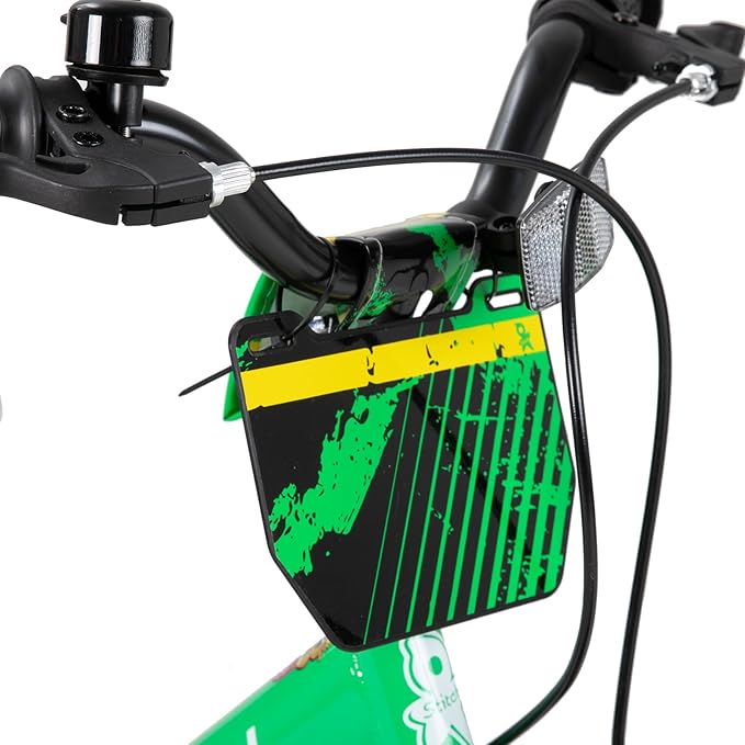 JOYSTAR Kids Bike for 2-7 Years Girls Boys w/o Dual Handbrake 12 14 16 Inch Princess Girls Bike with Training Wheels Doll Seat Streamers Boys Bikes with Flag & Water Bottle, Kids' Bicycle