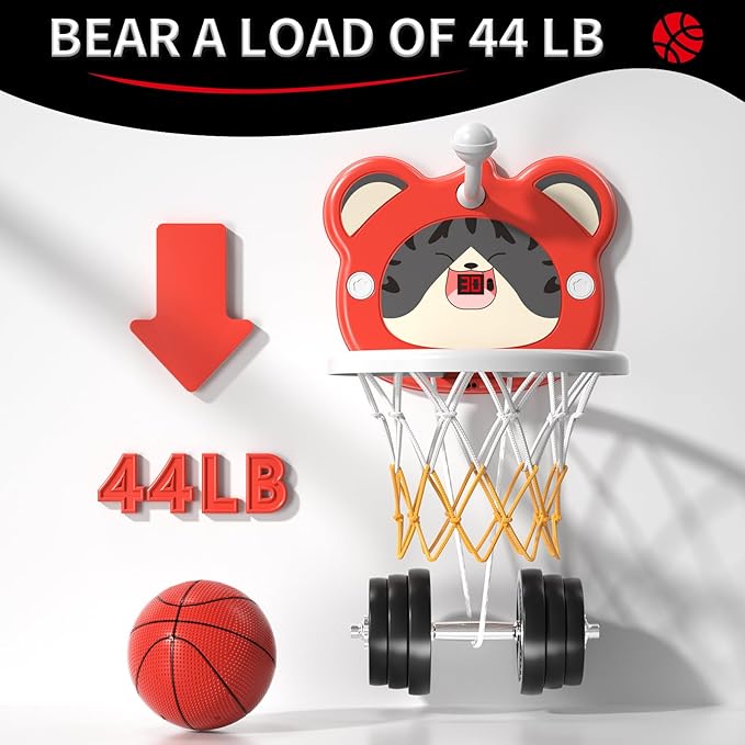 Toddler Basketball Hoop Indoor Toys Gifts for 3 4 5 Year Old Boys Kids, Indoor Mini Scoring Basketball Hoop for Toddler Kids Boys Ages 3-5 4-6, Ideal 3 4 5 6 Years Old Birthday Gifts