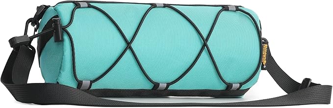 Rhinowalk Bike Handlebar Bag, Bicycle Front Bag Frame Storage Roll Bag Mountain Road Bikes Commuter Shoulder Bag Professional Cycling Accessories