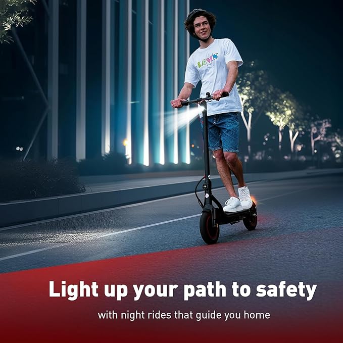 iScooter Electric Scooter for Adults, 23/18/12 Miles Long Range,22/19/18 Mph Top Speed, Commuting Electric Scooter with Cruise Control, Double Braking Systems Escooter for Adults and Teens