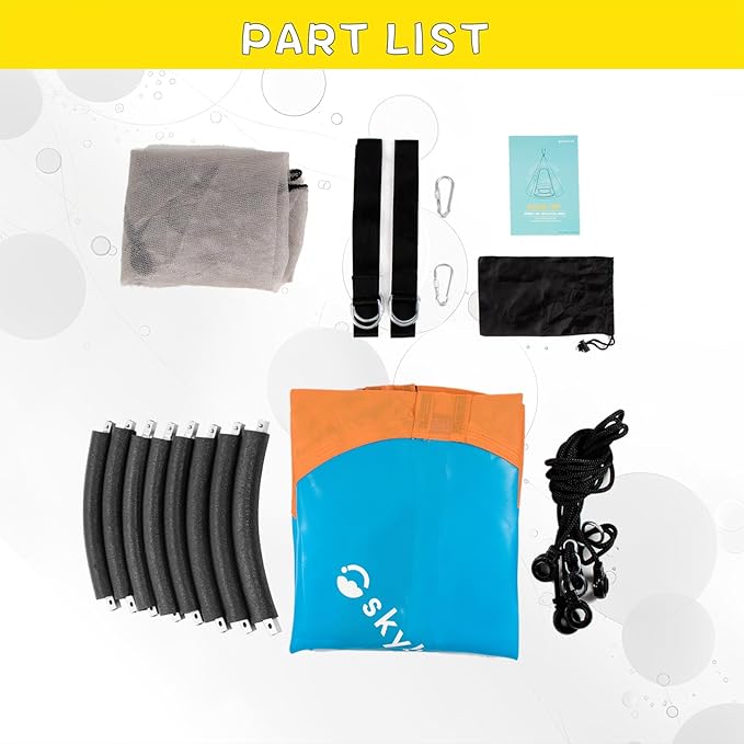 SkyBound Tree Swing Saucer Swing - 600LB Weight Capacity - Outdoor Swing with Hanging Straps - Waterproof Tree Swings for Kids - Tire Swings for Trees - Durable Flying Swing Seat for Children