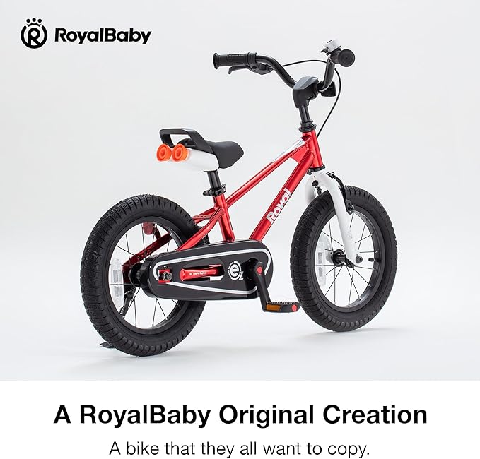 RoyalBaby Kids Bike EZ Freestyle Training Free Balance to Pedal Easy Learning Bicycle, 12-18 Inch for Toddlers to Big Kids