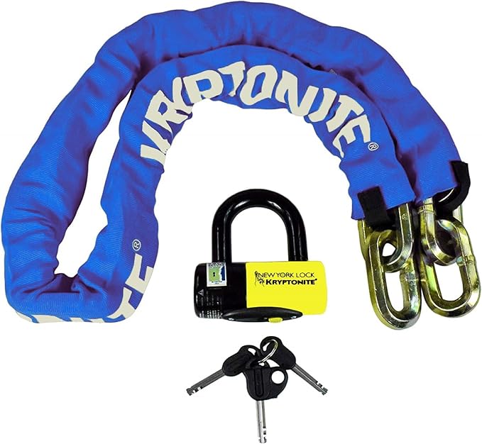 Kryptonite New York Fahgettaboudit Chain 1415 & New York Disc Lock
