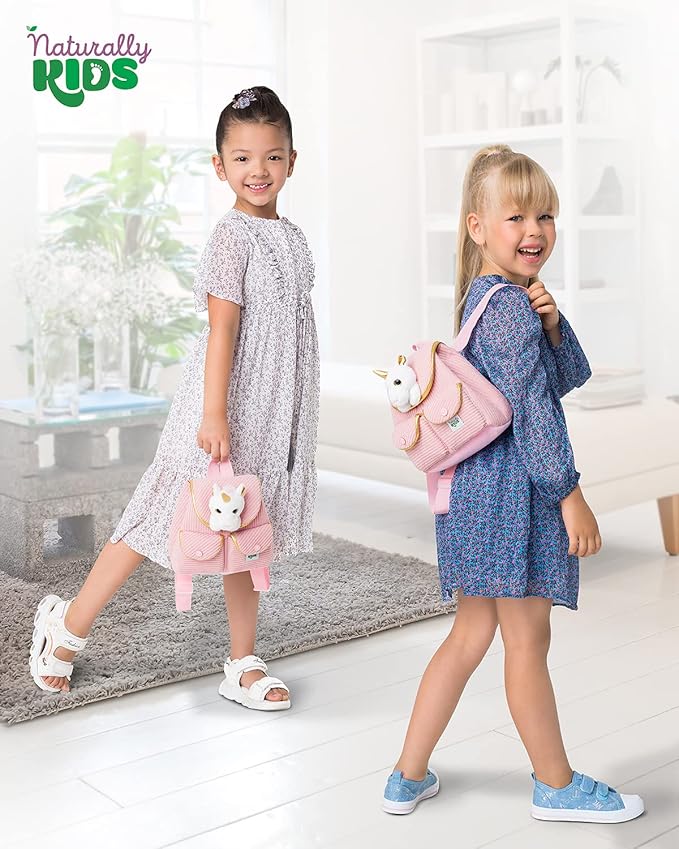 Pink Unicorn Mini Backpack for Kids, Mini Backpack for Toddler Girls, Gift for 2 3 4 5 Year Old Girl Boy