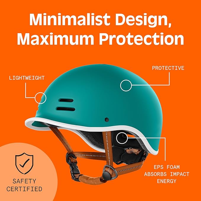 Retrospec Remi Adult Bike Helmet for Men & Women - Bicycle Helmet for Commuting, Road Biking, Skating with Adjustable Dial