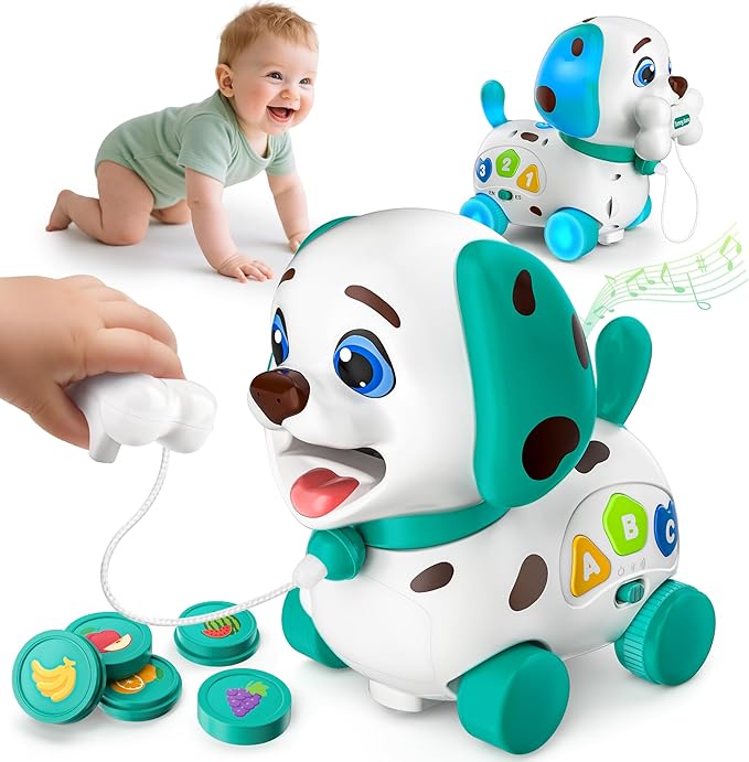 Puppy Toy for 1 Year Old Boy Gift, Educational Baby Toy 6-12-18 Month, 1st Birthday Gifts for 1 Year Old Boy Girl, Musical Infant Toys for 7 8 9 10-12 Month