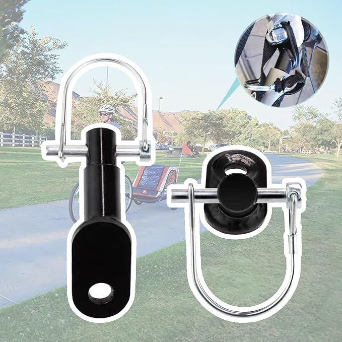 Bike Trailer Hitch Connector,Bicycle Trailer Hitch Adapter,Bike Trailer,Bicycle pet Trailer,Bike Trailer Hitch Connector for Kid/Pet/Dog/Cargo Trailer