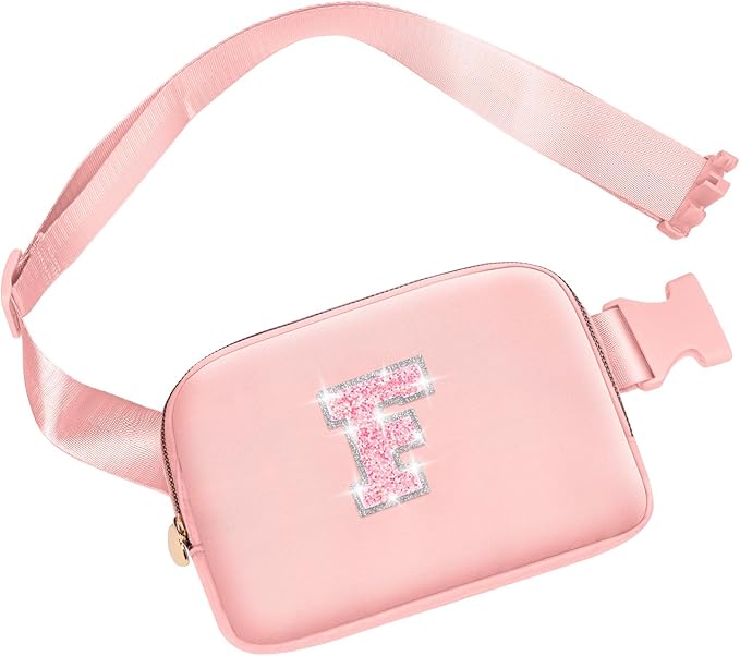 Birthday Gifts for 6 7 8 9 10 11 12 13 Year Old Girls, Fashion Waist Packs Crossbody Bags for Girls Teen Kids, Fanny Pack Belt Bag Gift Idea for Tween Daughter Granddaughter Niece (Peach, F)
