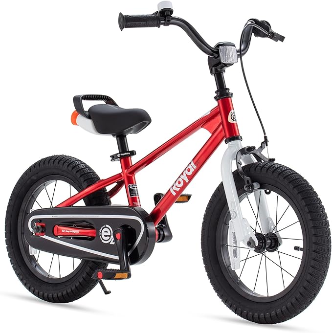 RoyalBaby Kids Bike EZ Freestyle Training Free Balance to Pedal Easy Learning Bicycle, 12-18 Inch for Toddlers to Big Kids