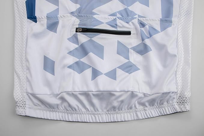 GCRFL Men's Cycling Jersey Set Road Bike Shorts Sleeves Jersey Zipper Pokcet Bib Shorts with Padded, Cycling Clothing kit Men