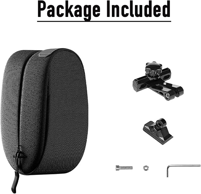 ENLEE Bike Saddle Bag, Adjustable Bicycle Seat Bag, Quick-release Tail Bag Cycling Seat Pack for Mountain Road Bikes (Black)