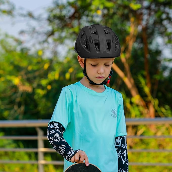 Kids Bike Helmet,2 Sizes Adjustable for Youth Child Boys & Girls Ages 3-5-8-14,Ventilation and Multi-Sport for Bicycle Scooter Skate