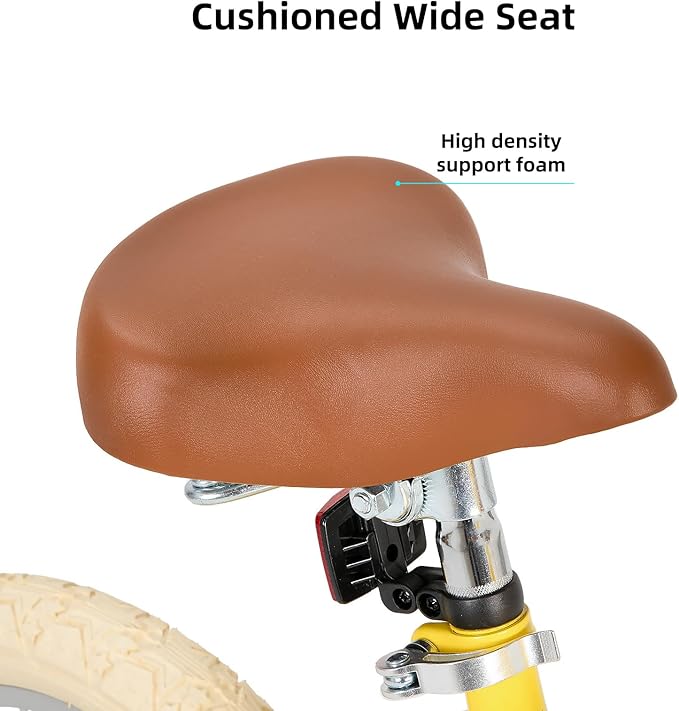 JOYSTAR Girls Bike for 2-12 Years Old Toddlers and Kids, 12" 14" 16" 18“ 20" Retro Style Kids Bike with Training Wheels, 18 20 Inch Children Bicycle with Kickstand