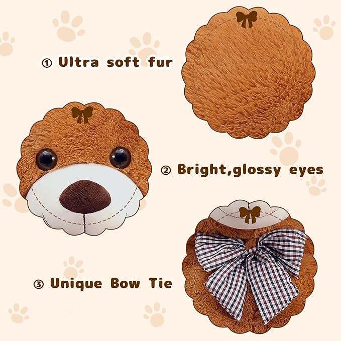 MaoGoLan Giant Brown Teddy Bear 4 Feet,Adorable and Cuddly Big Bear Stuffed Animal 47", Classic Teddy Bear Plush Gift Decoration for Baby Shower,Party,Birthday,Valentines Day