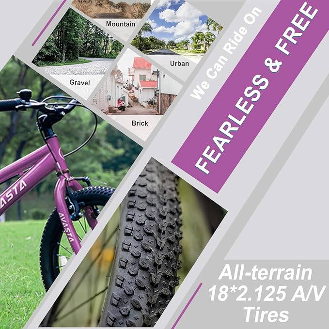 AVASTA Bilbo 18 20 Inch Kids Bike for Boys Girls 5-10 Years Old, Retro Style High Carbon Steel Bicycle with Adjustable Handlebars and Seat, Dual V-Brakes, Kickstand, Multiple Colors