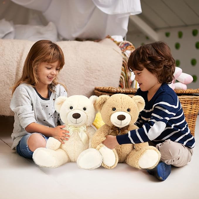 MorisMos Teddy Bear Stuffed Animals, 20" Bulk Teddy Bears Plush for Kids, Medium Size Bears for Baby Shower