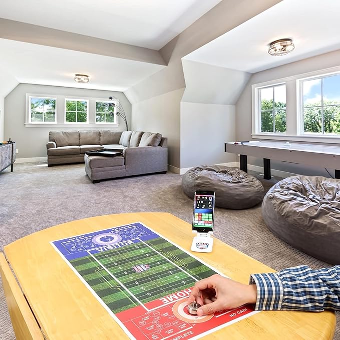 – Tabletop Football Game & Board Game – Indoor/Outdoor Shuffleboard-Style Football