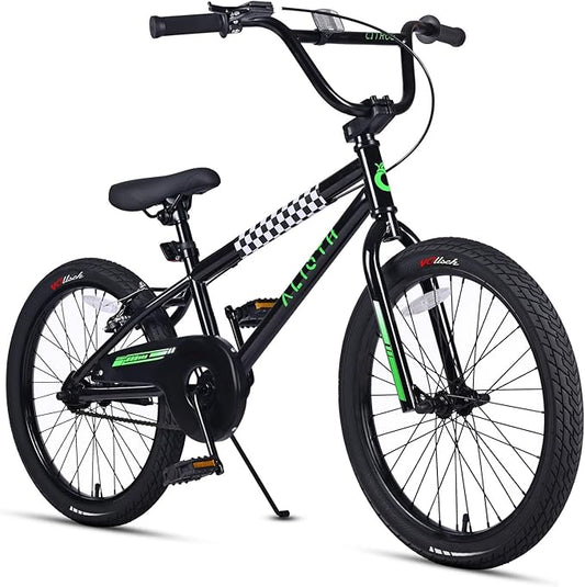 12 14 16 20 Inch Kids Bike BMX Style Bicycle with Training Wheels for 2-14 Years Old Toddlers Boys Girls Coaster Brake Multiple Colors