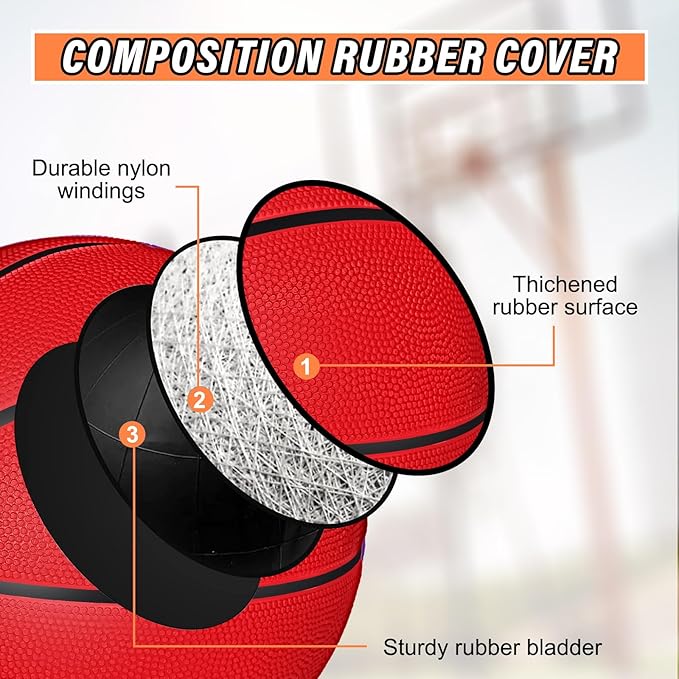 Wettarn 12 Pcs Mini Basketballs for Kids - Size 3 Colorful Rubber Basketball Bulk with Pump for Mini Hoop, Indoor Outdoor Practice, Game, Back to School Party, 7 Inch