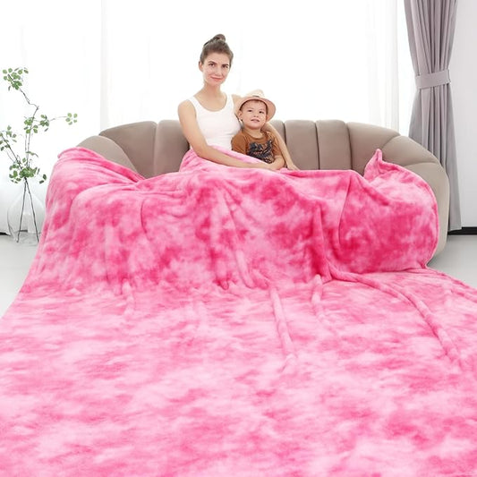 Fleece Throw Blanket Cozy Soft Lightweight Throw Blankets Warm Plush Pink Fall Blankets and Throws Couch Sofa Bed Camping Travel Picnic Outdoor Blanket Bedding Kid Baby Boys Girls Adults