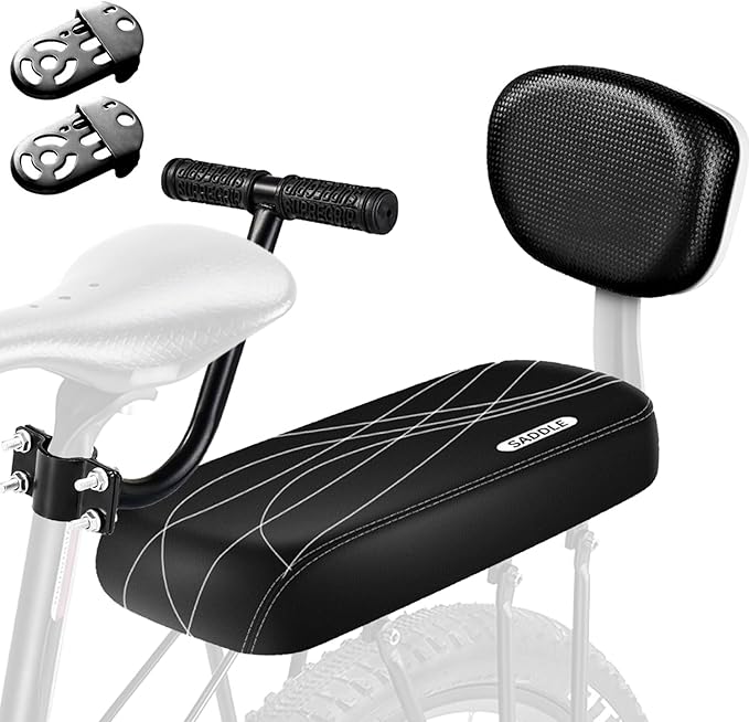 Bicycle Manned Cushion Mountain Bike Back Shelf Seat Cushion Manned Comfortable Saddle Children Back Seat