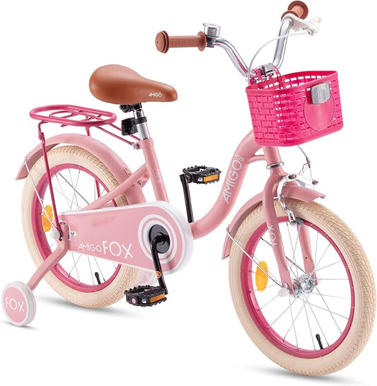 Royalbaby Princess Girls Kids Bike 12 14 16 18 20 Inch Children Bicycle with Basket for Age 3-12 Years