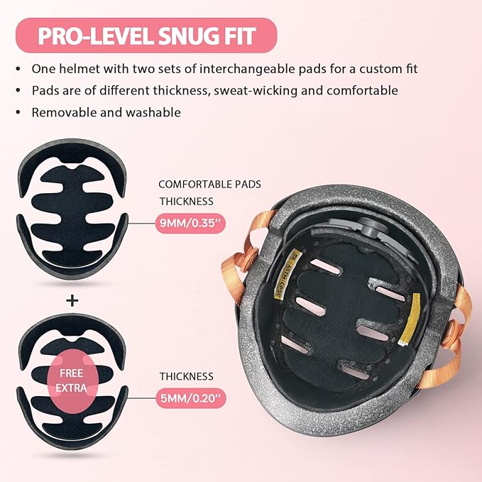 Kids Bike Helmet Ages 3-5-8-14, CPSC ASTM CPSIA Certified Toddler Helmet